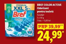 Lidl BREF COLOR ACTIVE Odorizant pentru toaletă Ofertă
