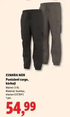 Lidl ESMARA MEN Pantaloni cargo, bărbați Ofertă