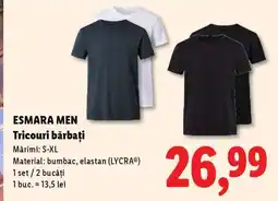 Lidl ESMARA MEN Tricouri bărbați Ofertă
