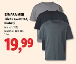 Lidl ESMARA MEN Tricou oversized, bărbați Ofertă