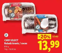 Lidl CHEF SELECT Ruladă krantz / cocos Ofertă
