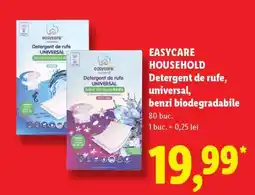 Lidl EASYCARE HOUSEHOLD Detergent de rufe, universal, benzi biodegradabile Ofertă