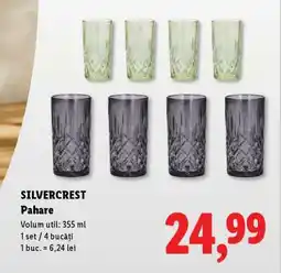 Lidl SILVERCREST Pahare Ofertă
