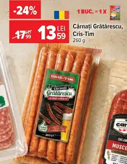 Carrefour Market Cârnaţi Grătărescu, Cris-Tim Ofertă