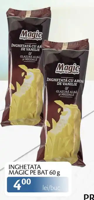 Magic inghetata cu aroma de vanilie si migdale