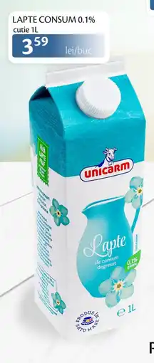 Unicarm Unicarm lapte de consum 0.1% Ofertă