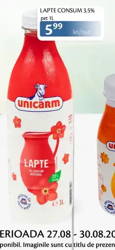 Unicarm Unicarm lapte de consum 3.5% Ofertă