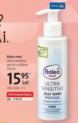 DM Balea med ultra sensitive gel de curățare Ofertă