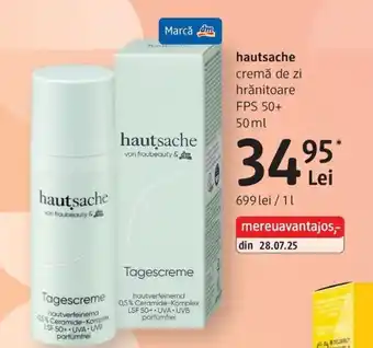 Hautsache cremă de zi hrănitoare