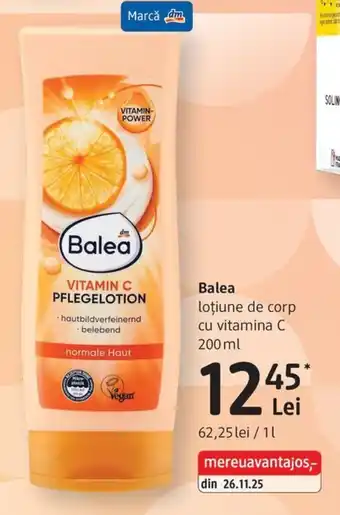 Balea loțiune de corp cu vitamina C