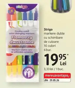 DM Strigo markere duble cu schimbare de culoare Ofertă