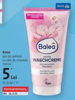 DM Balea gel de spălare cu ulei de migdale Ofertă