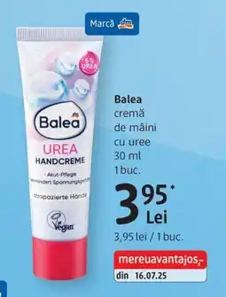 DM Balea cremă de mâini cu uree Ofertă