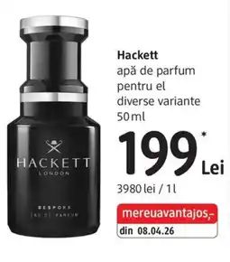 DM Hackett apă de parfum pentru el Ofertă