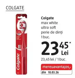 DM Colgate max white ultra soft perie de dinți Ofertă