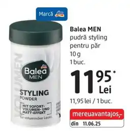 DM Balea men pudră styling pentru păr Ofertă