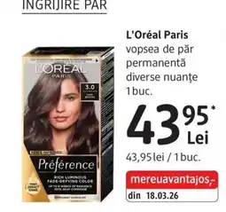 DM L'Oréal Paris vopsea de păr permanentă diverse nuanțe Ofertă