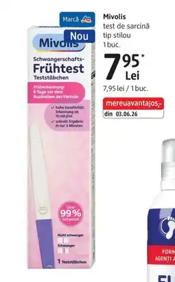 DM Mivolis test de sarcină tip stilou Ofertă