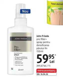 DM John Frieda pro filler+ spray pentru densificarea părului fin Ofertă