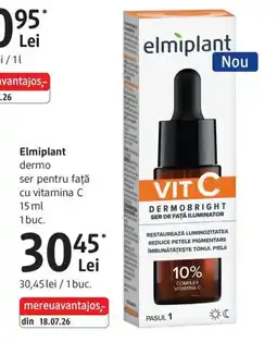 DM Elmiplant dermo ser pentru față cu vitamina C Ofertă
