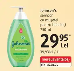 DM johnson's sampon cu mușetel pentru bebeluși Ofertă