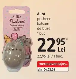 DM Aura pusheen balsam de buze Ofertă