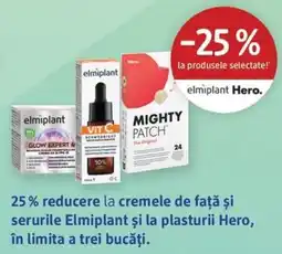DM elmiplant creme de față și seruri și plasturii hero Ofertă