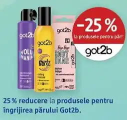 DM got2b produse pentru păr Ofertă