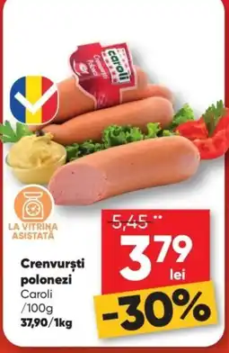 PROFI Carolii crenvurști polonezi Ofertă