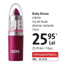 DM Ruby Kisses crème ruj de buze Ofertă