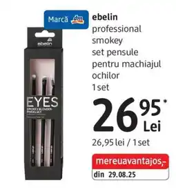 DM Ebelin professional smokey set pensule pentru machiajul ochilor Ofertă