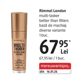 DM Rimmel London multi-tasker better than filters Ofertă