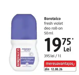 DM Borotalco fresh violet Ofertă