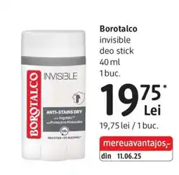 DM Borotalco invisible deo stick Ofertă