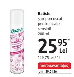 DM Batiste șampon uscat pentru scalp sensibil Ofertă