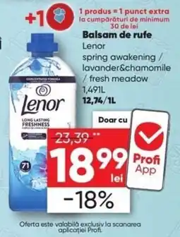 PROFI Lenor balsam de rufe spring awakening / lavender&chamomile / fresh meadow Ofertă