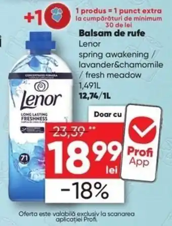 Lenor balsam de rufe spring awakening / lavender&chamomile / fresh meadow