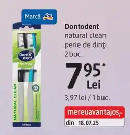 DM Dontodent natural clean Ofertă