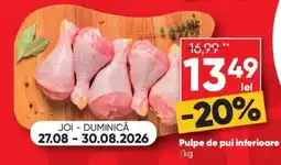 PROFI Pulpe de pui inferioare Ofertă