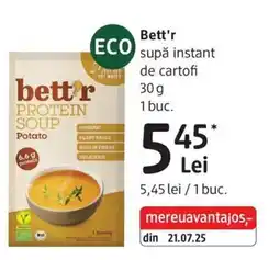 DM Bett'r supă instant de cartofi Ofertă
