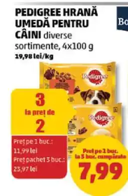 Penny PEDIGREE hrană umedă pentru câini Ofertă