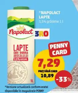 Penny NAPOLACT Lapte Ofertă