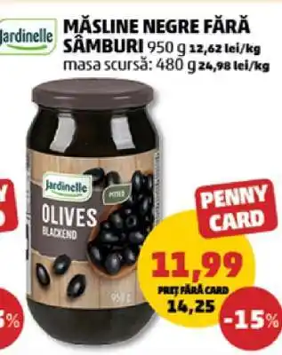 Penny Măsline negre fără sâmburi Ofertă