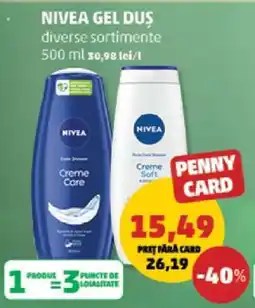 Penny NIVEA Gel Duș Ofertă