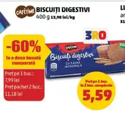 Penny Cafetime Biscuiți Digestivi Ofertă