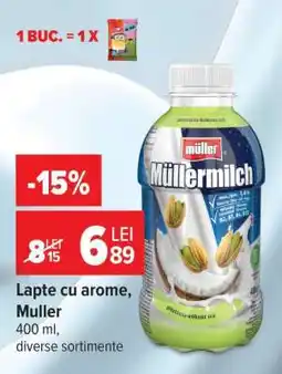 Carrefour Lapte cu arome, Muller Ofertă