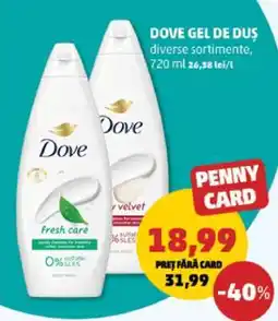 Penny DOVE Gel de duș Ofertă
