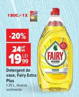 Carrefour Detergent de vase, Fairy Extra Plus Ofertă