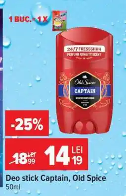 Carrefour Deo stick Captain, Old Spice Ofertă