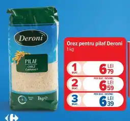 Carrefour Orez pentru pilaf Deroni Ofertă